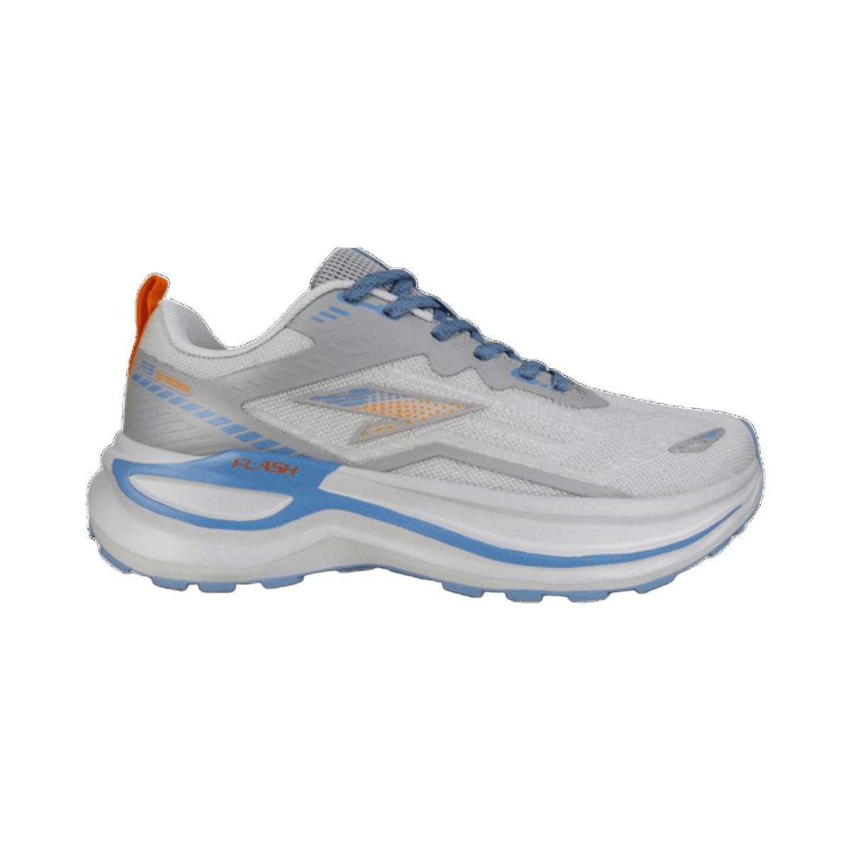 ZAPATILLAS DE HOMBRE LT.GREY/ORANGE FLASH - 18401-0985