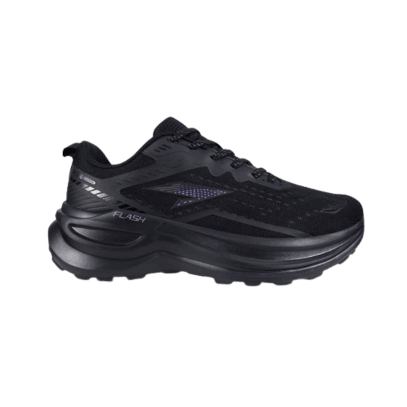 ZAPATILLAS DE DAMAS BLACK/PURPLE FLASH - 18402-0453