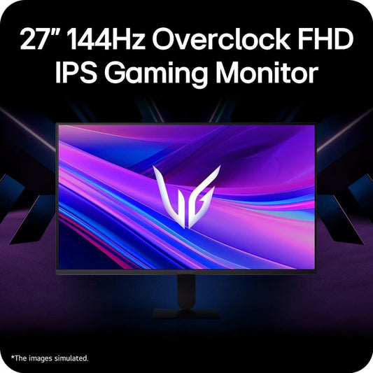 Monitor LG 27g411a-b, 27/fhd/ips/144hz/hdmi/dp/usb/headphones-out (3-polos, Solo Son