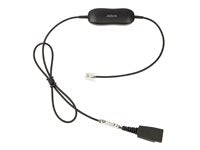 Jabra GN1216 - Cable para auriculares - Desconexión rápida enchufe a RJ-9 macho (80 cm-para Avaya one-X Deskphone Edition 96XX; Jabra GN 2000, GN2000; BIZ 2400, 2400 3in1, GN2000)