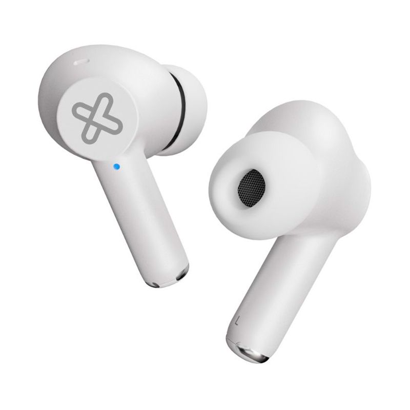 Klip Xtreme - True wireless earphones - Para Phone / Para Portable electronics / Para Tablet (Wireless-17Hrs IPX White)