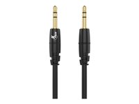 Xtech - Cable de audio - miniconector macho a miniconector macho (1 m-negro, blanco, azul, verde, naranja (paquete de 10))