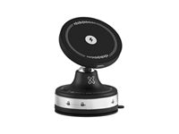 Klip Xtreme - Car wireless charging holder - 15 Watt (24 pin USB-C-Cellular phone / Wireless earbuds / Apple AirPods / Apple Watch-Wireless-Para Smartphones-Vacuum Articulated)