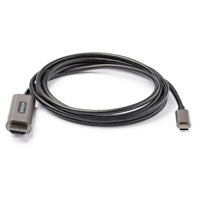 StarTech.com 6ft (2m) USB C to HDMI Cable 4K 60Hz with HDR10, Ultra HD USB Type-C to 4K HDMI 2.0b Video Adapter Cable, USB-C to HDMI HDR Monitor/Display Converter, DP 1.4 Alt Mode HBR3 - Thunderbolt 3 Compatible (CDP2HDMM2MH) - Cable adaptador (24 pin USB