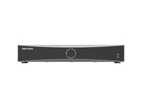 Hikvision - NVR independiente 1.5U AcuSense 4K - 32 canales de video (DS-7732NXI-K4/16P-4 ranuras SATA para HDD de hasta 16TB cada una-Hasta 32 entradas de cámaras IP, plug & play con 16 interfaces Power-over-Ethernet (PoE)-Formatos de video H.265+/H.265/