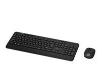 Klip Xtreme - Keyboard and mouse set - Spanish (Latin American) (Wireless-2.4 GHz / Bluetooth-Black)