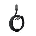 Klip Xtreme - USB cable - 24 pin USB-C (1.8 m-Black-60W Braided Fast charging)