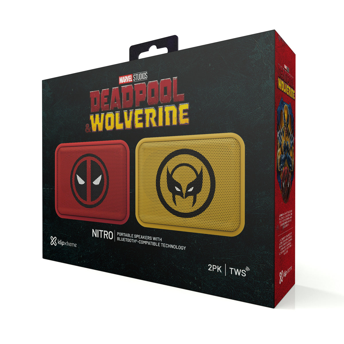 Klip Xtreme KBS-025MD-2PK - Speaker - 2 Pack Deadpool Wolverine