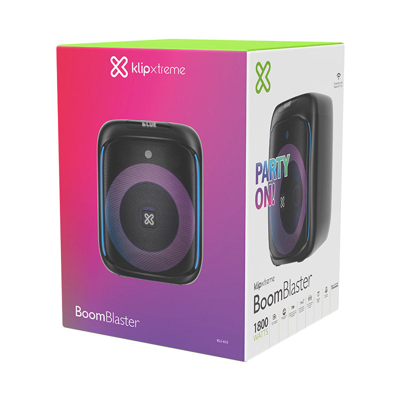 Klip Xtreme - Speaker system - Black (1800W-7hrs)