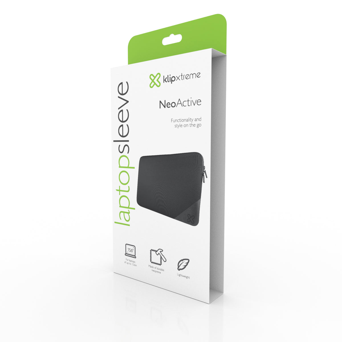 Klip Xtreme NeoActive KNS-120 - Funda para portátil - 15.6" (negro)