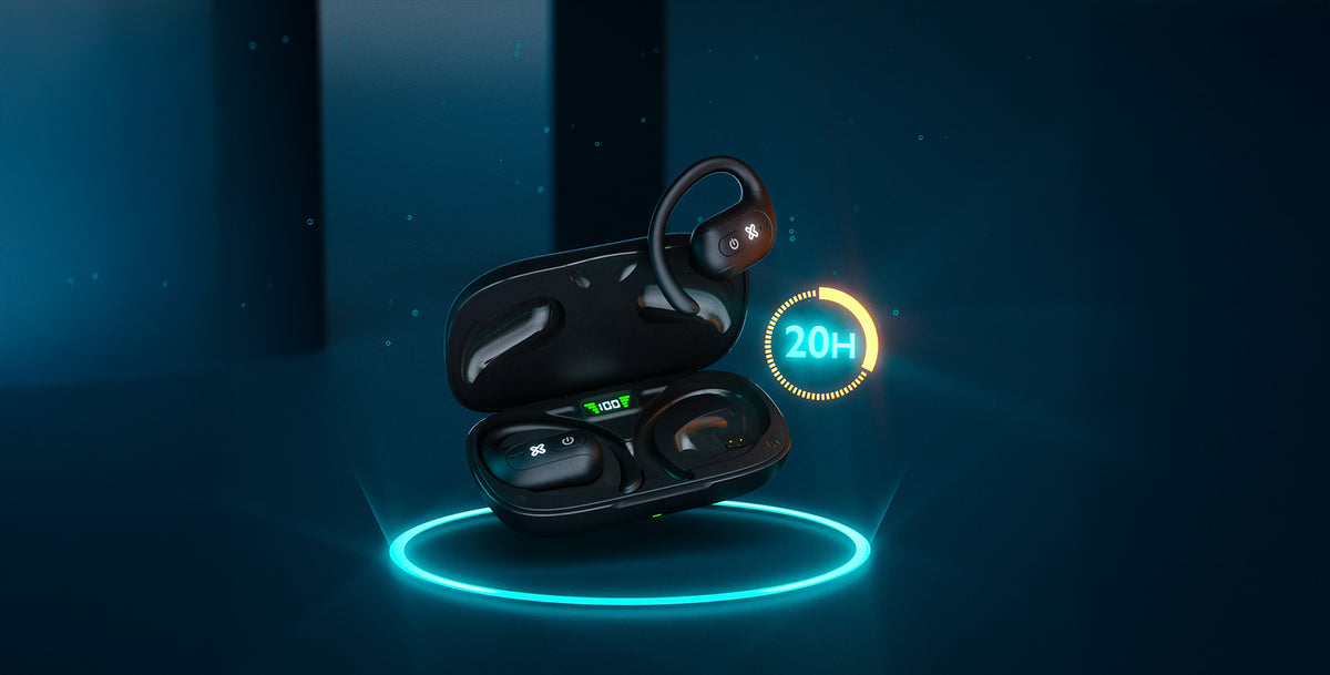 Klip Xtreme - True wireless earphones - Para Phone / Para Cellular phone / Para Tablet (Wireless-Open ear-TWS)