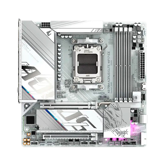 Motherboard Gigabyte X870m Aorus Elite Wifi7 Ice,chipset AMD X870, Socket AMD Am5