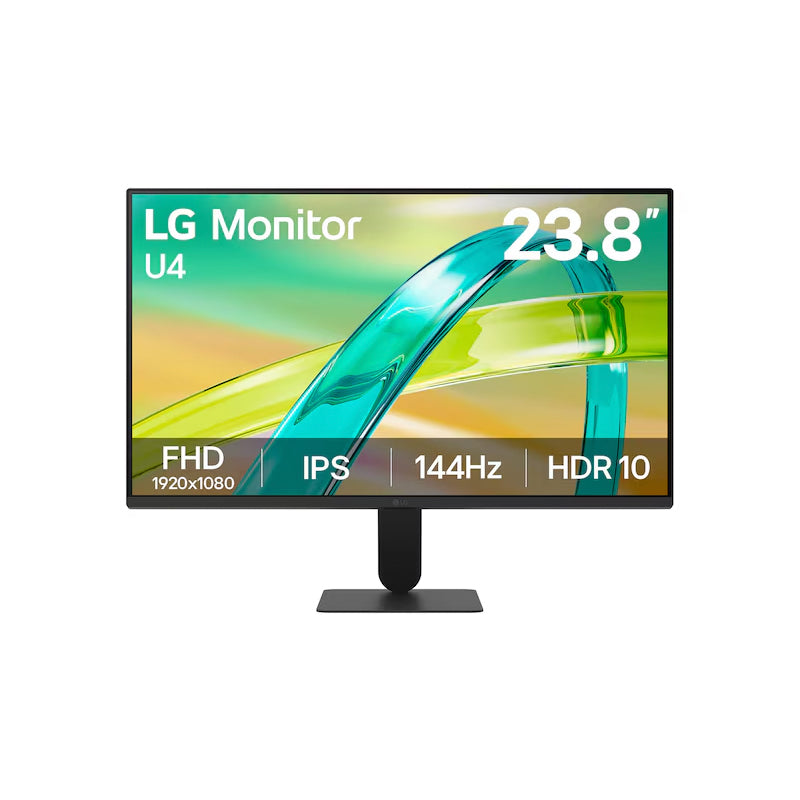 monitor lg u4 24u411b-b/23.8/fhd/ips/144hz/hdmi/earphone-out/(3 polos (solo sonido)) - mon24lg24u411bb