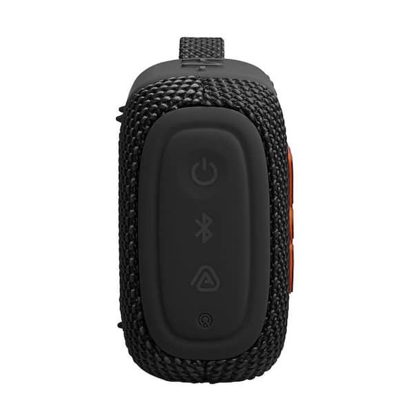 JBL Go 5 BT - Speaker - Black (bluetooth-Gran sonido en la palma de tu mano-Iluminación ambiental que mejora el estado de ánimo-Hasta 10 horas con Playtime Boost-A prueba de todo (polvo, agua y caídas)-Emparejamiento estéreo instantáneo AirTouch-Conéctate