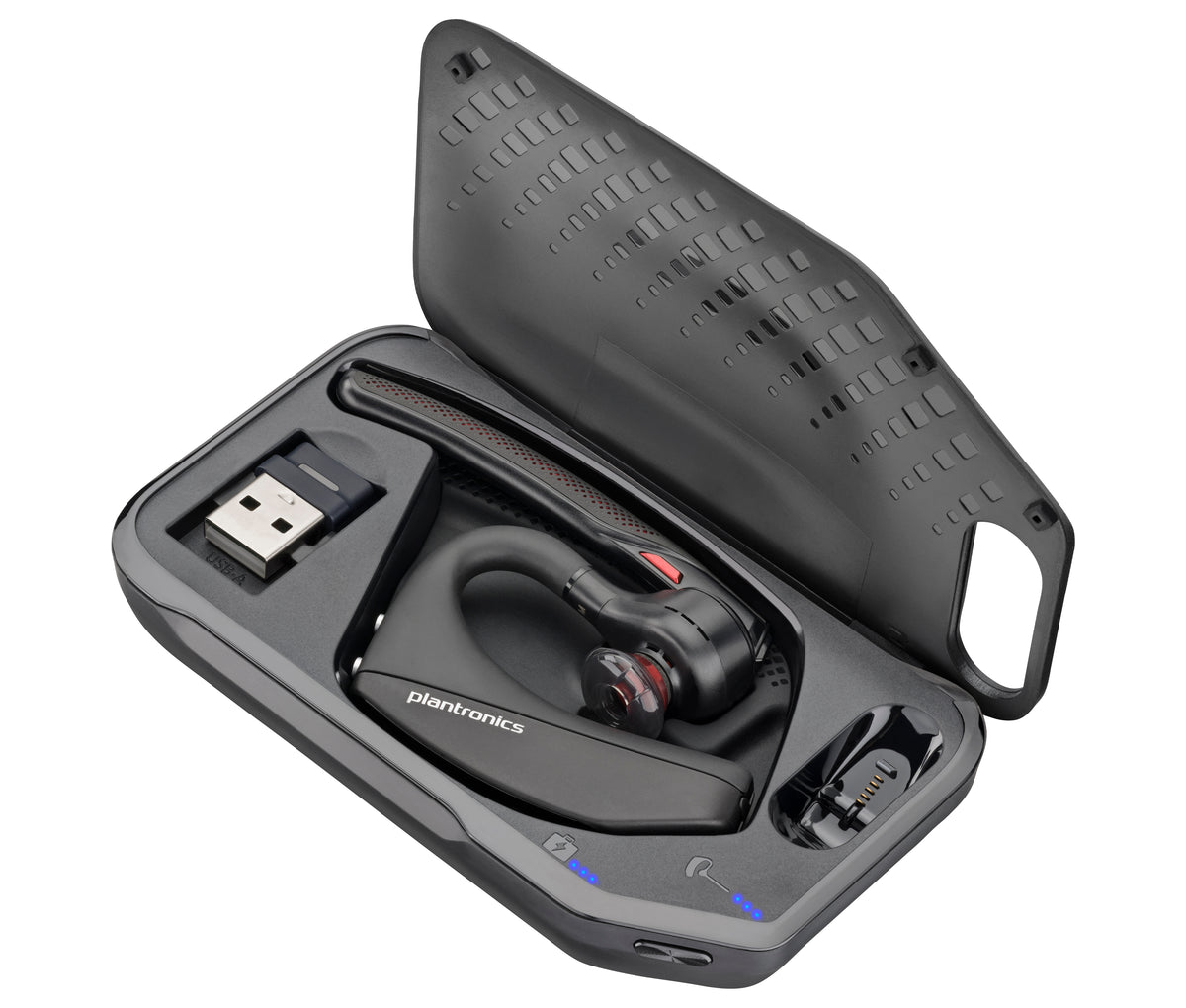 Poly Voyager 5200 UC - Auricular - auriculares de oído (montaje encima de la oreja-Bluetooth-inalámbrico)