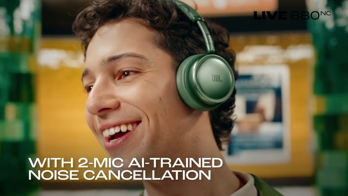 JBL LIVE - 680 NC - Headphones (Headband-azul)