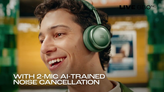 JBL LIVE - 680 NC - Headphones (Headband-azul)