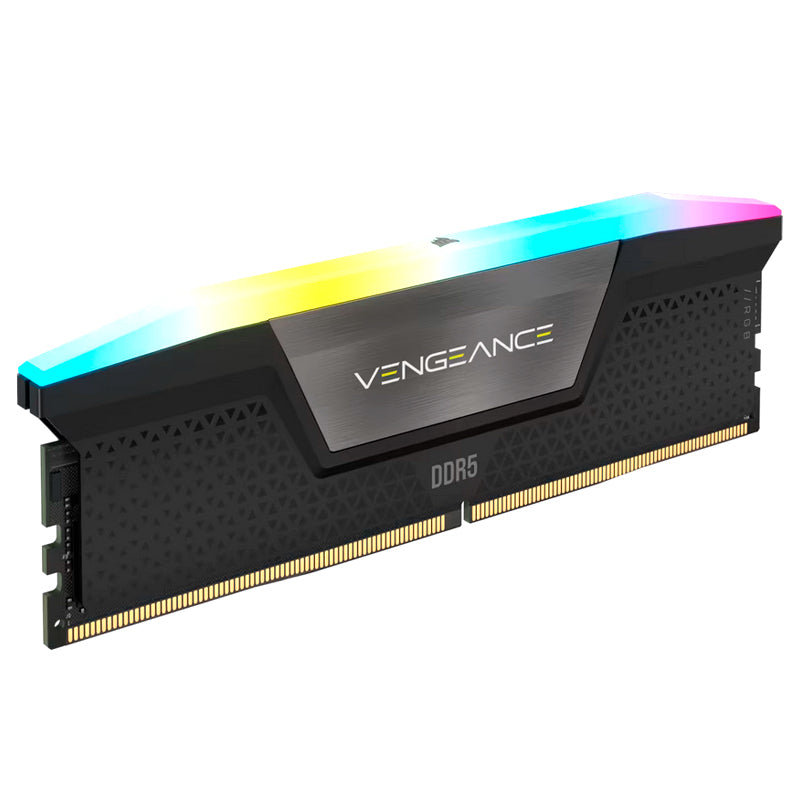 memoria corsair vengeance rgb ddr5, 16gb ddr5-5600mhz, pc5-44800, cl40, 1.25v