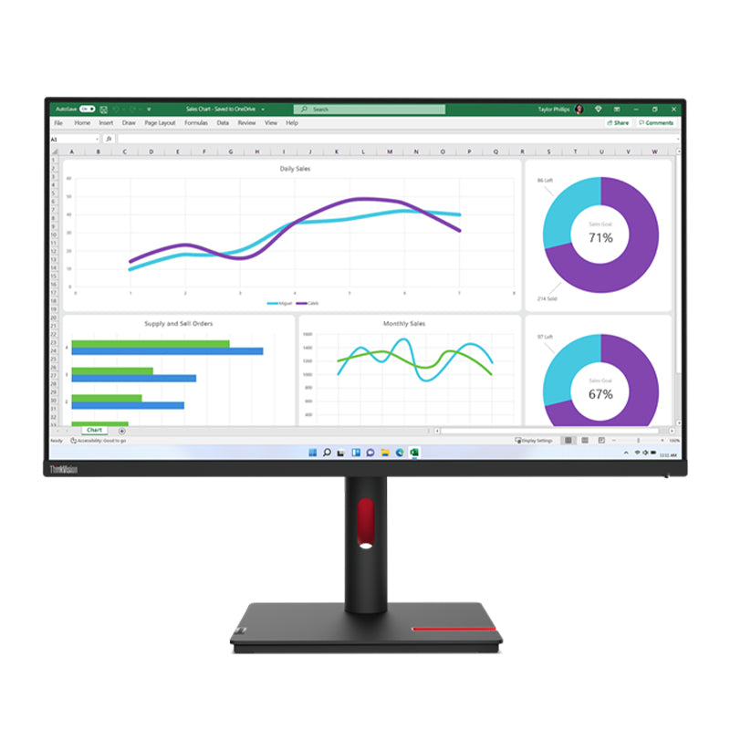 monitor lenovo thinkvision t32h-30, 31.5 wled ips, hdmi x1/dp x1/usb-c x1/usb-a x4/r - monle63d3gar1la