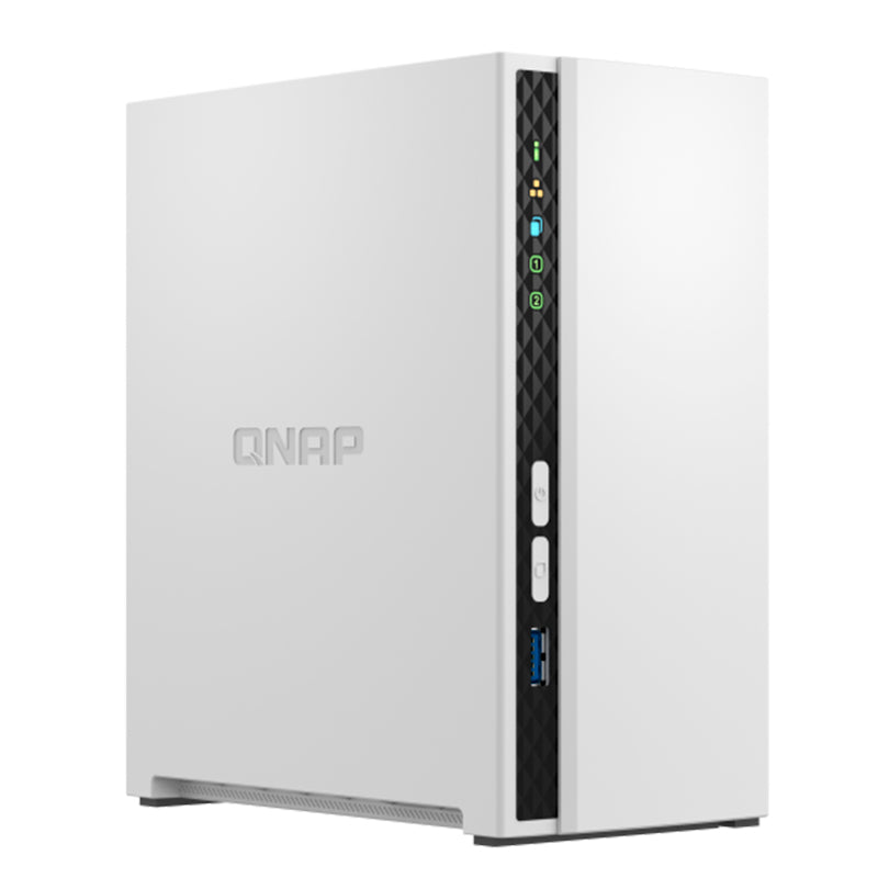 servidor nas qnap ts-233, arm cortex a55 4c/2ghz,2gb ram(on-board), bahias: 2 x 3.5 - nasqnts233us