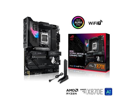Motherboard Asus Rog Strix X870e-e Gaming WIFI, Chipset AMD X870e, Socket AMD Am5, At