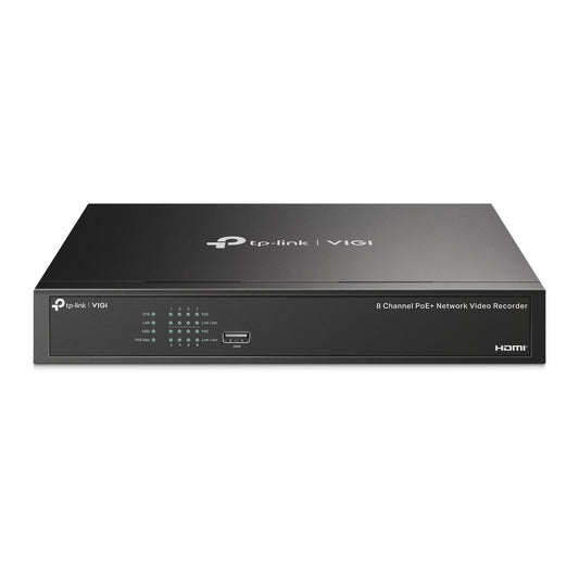 TP-Link - Standalone NVR - 8 Video Channels (VIGI NVR1008H-8P)