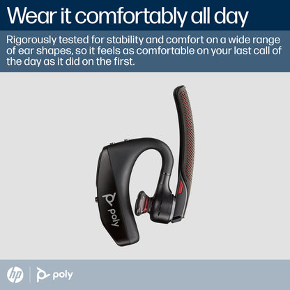 Poly Voyager 5200 UC - Auricular - auriculares de oído (montaje encima de la oreja-Bluetooth-inalámbrico)