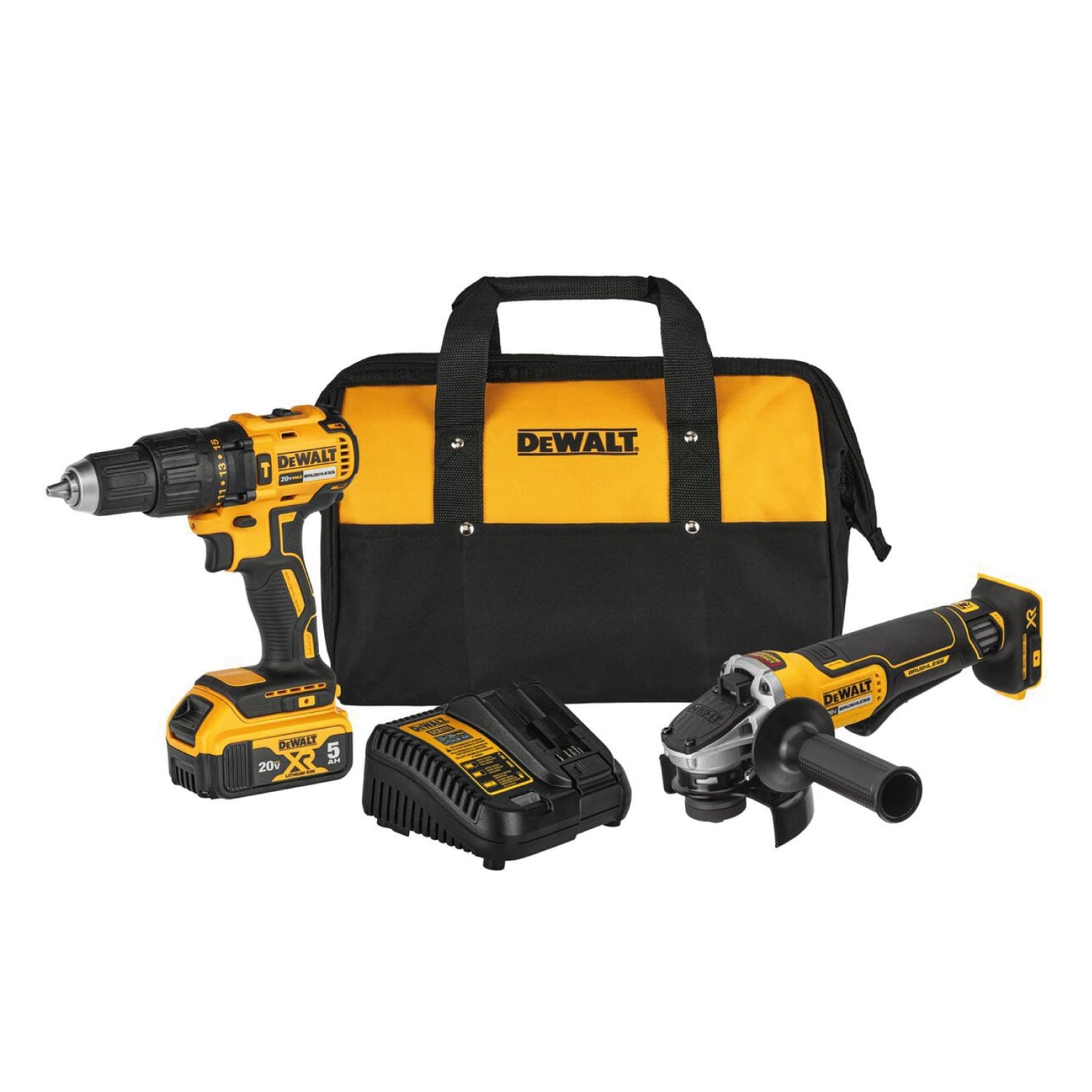 COMBO Dewalt Inalámbrico Taladro Percutor (Modelo DCD7781) + Esmeril Angular (Modelo DCG413)