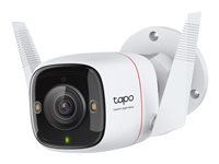 Tapo C325WB V1 - Cámara de vigilancia de red - bala (para exteriores-a prueba de polvo/de inclemencias-color (Día y noche)-4 MP-2688 x 1520-2K-focal fijado-audio-inalámbrico-Wi-Fi-2.4GHz radio-H.264-CC 9 V)