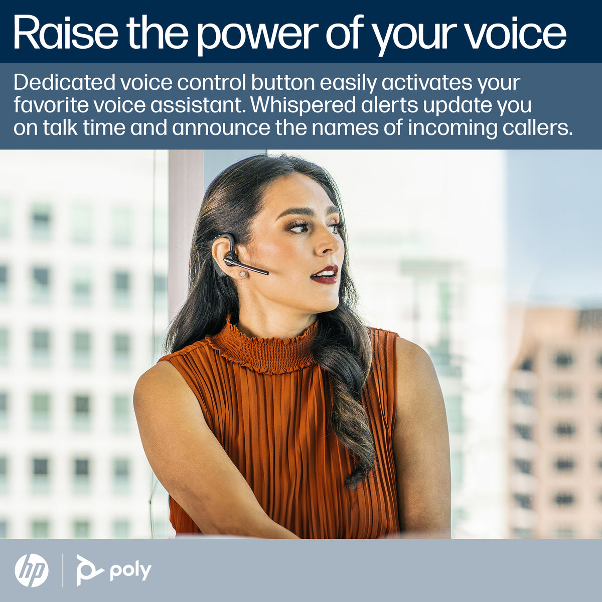 Poly Voyager 5200 UC - Auricular - auriculares de oído (montaje encima de la oreja-Bluetooth-inalámbrico)