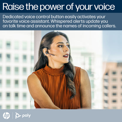 Poly Voyager 5200 UC - Auricular - auriculares de oído (montaje encima de la oreja-Bluetooth-inalámbrico)