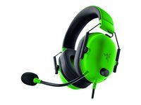 Razer BlackShark V2 X - Auricular - tamaño completo (cableado-conector de 3,5 mm-aislamiento de ruido-verde razer)