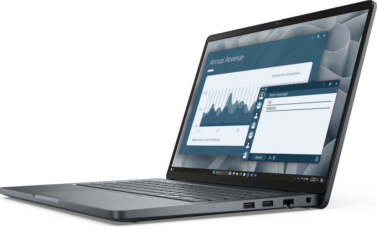 Dell - 14" - AMD Ryzen 5 Pro 230 / 4.9 GHz (16 GB-DDR5 SDRAM-512 GB SSD-Integrated graphics-Windows 11 Pro)
