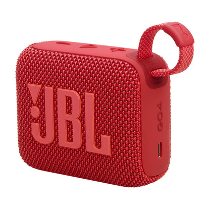 JBL Go 4 - Altavoz - para uso portátil (inalámbrico-Bluetooth-controlado por aplicación-4.2 vatios-rojo)