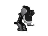 Klip Xtreme - Car wireless charging holder - 15 Watt (24 pin USB-C-Cellular phone-Wireless-Para Smartphones-Automatic)