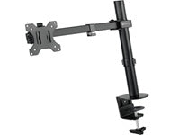Klip Xtreme KPM-300 - Kit de montaje - para pantalla plana (plástico, acero de alta calidad-negro-tamaño de pantalla: 13"-32"-montable en escritorio)