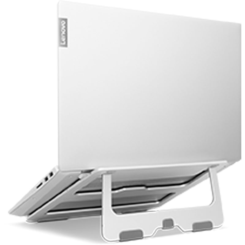 Soporte de Aluminio Lenovo para Laptop hasta 15.6, Inclinacion 18°, Plegable y Venti