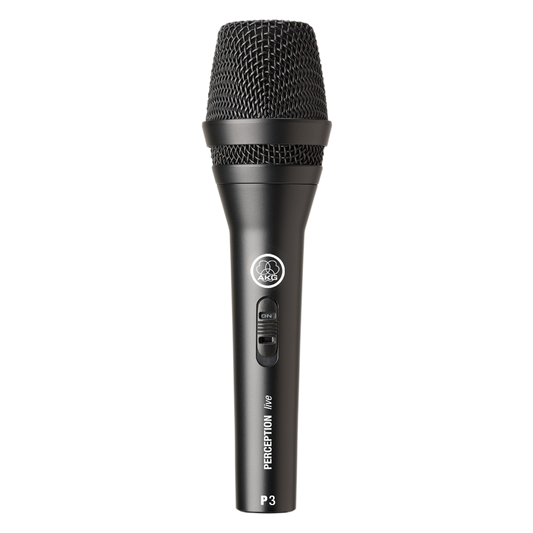 AKG Microfono de Mano Dinamico Cardioide XLR Negro