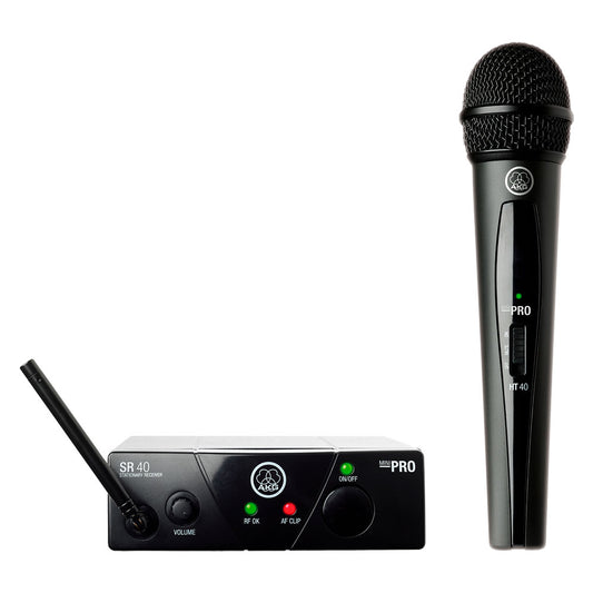 AKG WMS40 Mini Microfono Inalambrico VOCx1 US45 Negro
