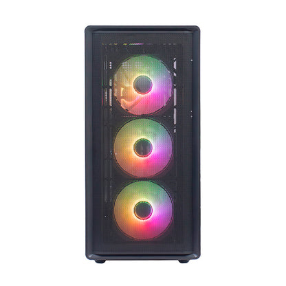 Case Sin Fuente Gamer TEROS Te-1323G, Mid Tower, ATX / Micro-ATX / ITX, USB -A, Audio
