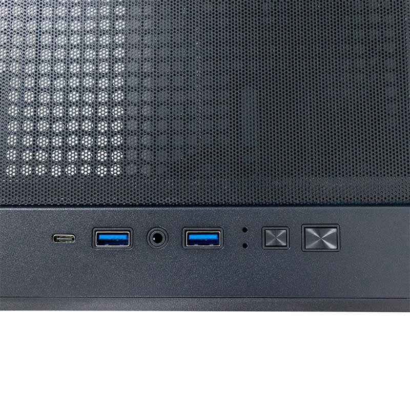 Case Sin Fuente Gamer TEROS Te-1323G, Mid Tower, ATX / Micro-ATX / ITX, USB -A, Audio