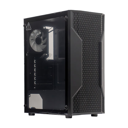 Case Sin Fuente Gamer TEROS Te-1332G, Mid Tower, ITX/Micro-ATX/ATX, USB -A, Audio