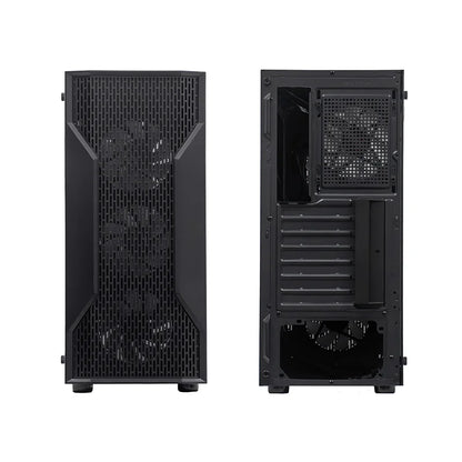 Case Sin Fuente Gamer TEROS Te-1332G, Mid Tower, ITX/Micro-ATX/ATX, USB -A, Audio