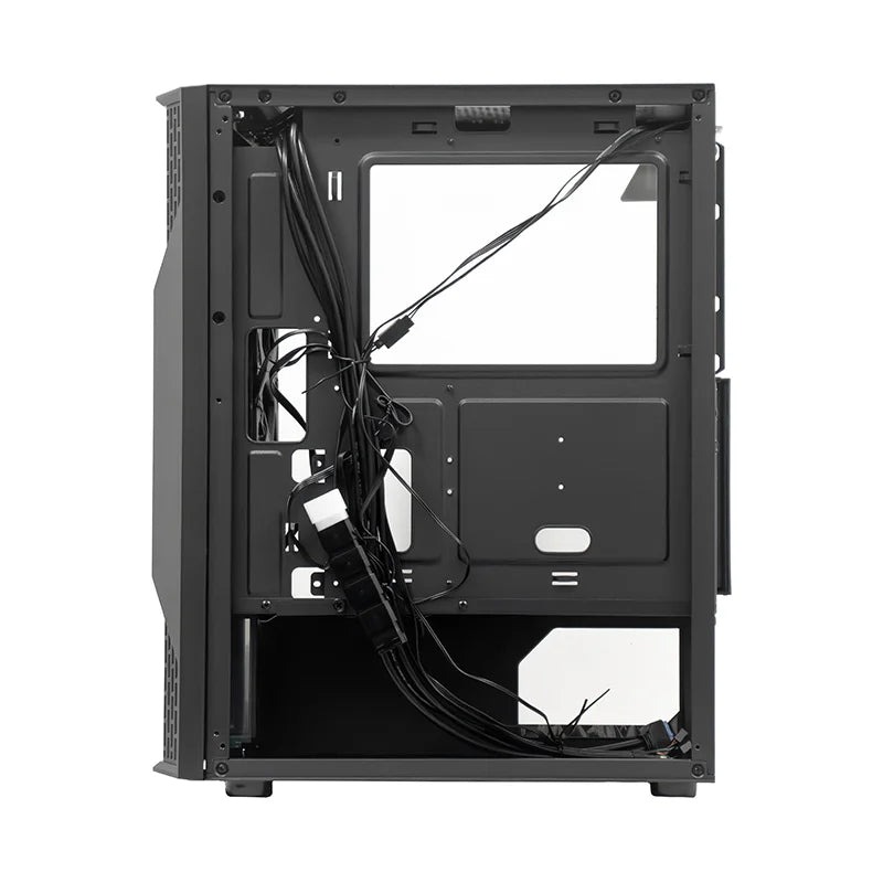 Case Sin Fuente Gamer TEROS Te-1332G, Mid Tower, ITX/Micro-ATX/ATX, USB -A, Audio