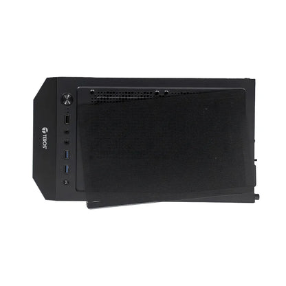 Case Sin Fuente Gamer TEROS Te-1332G, Mid Tower, ITX/Micro-ATX/ATX, USB -A, Audio