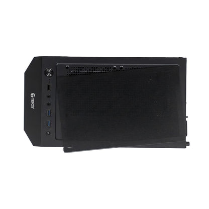 Case Sin Fuente Gamer TEROS Te-1332G, Mid Tower, ITX/Micro-ATX/ATX, USB -A, Audio