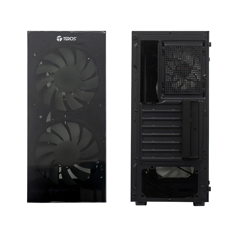 Case Sin Fuente Gamer TEROS Te-1333G, Mid Tower, ATX/Micro-ATX/ITX, USB -A, Audio