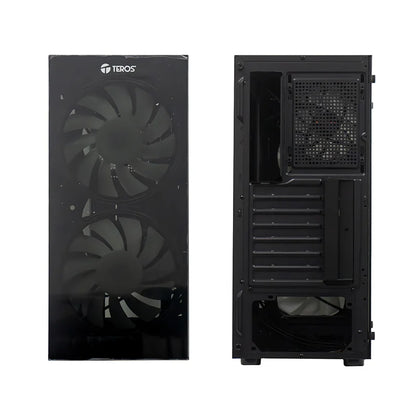 Case Sin Fuente Gamer TEROS Te-1333G, Mid Tower, ATX/Micro-ATX/ITX, USB -A, Audio