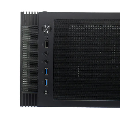 Case Sin Fuente Gamer TEROS Te-1333G, Mid Tower, ATX/Micro-ATX/ITX, USB -A, Audio