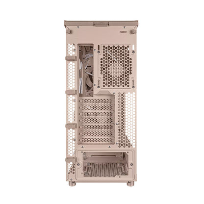 Case ASUS Proart PA401 Wood Edition Beige - Tempered Glass Panel
